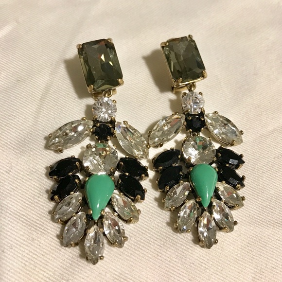 J. Crew Jewelry - J. Crew Rhinestone Earrings